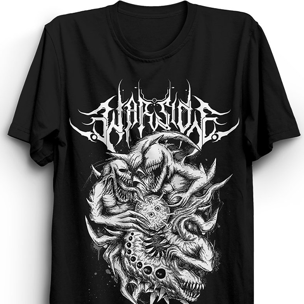 Death metal tshirt human virus